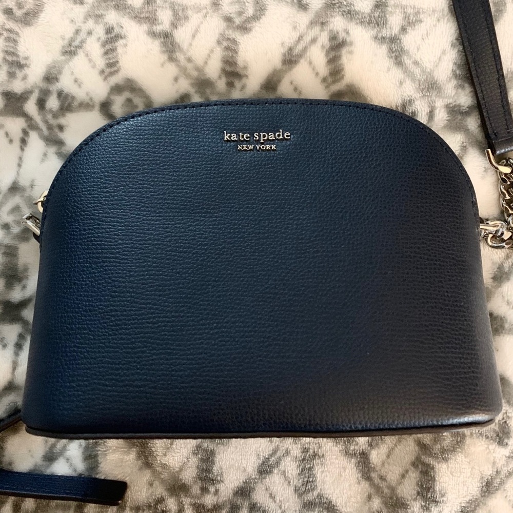 Navy Kate Spade dome crossbody